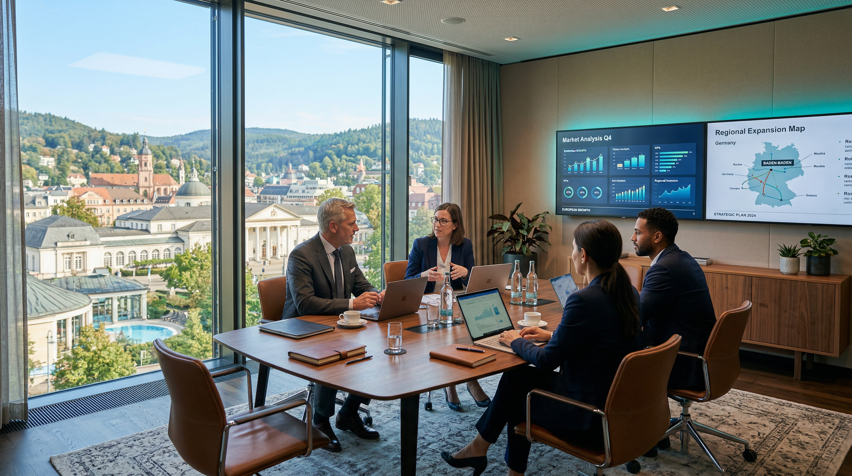 EKM Global Consulting team in professional meeting